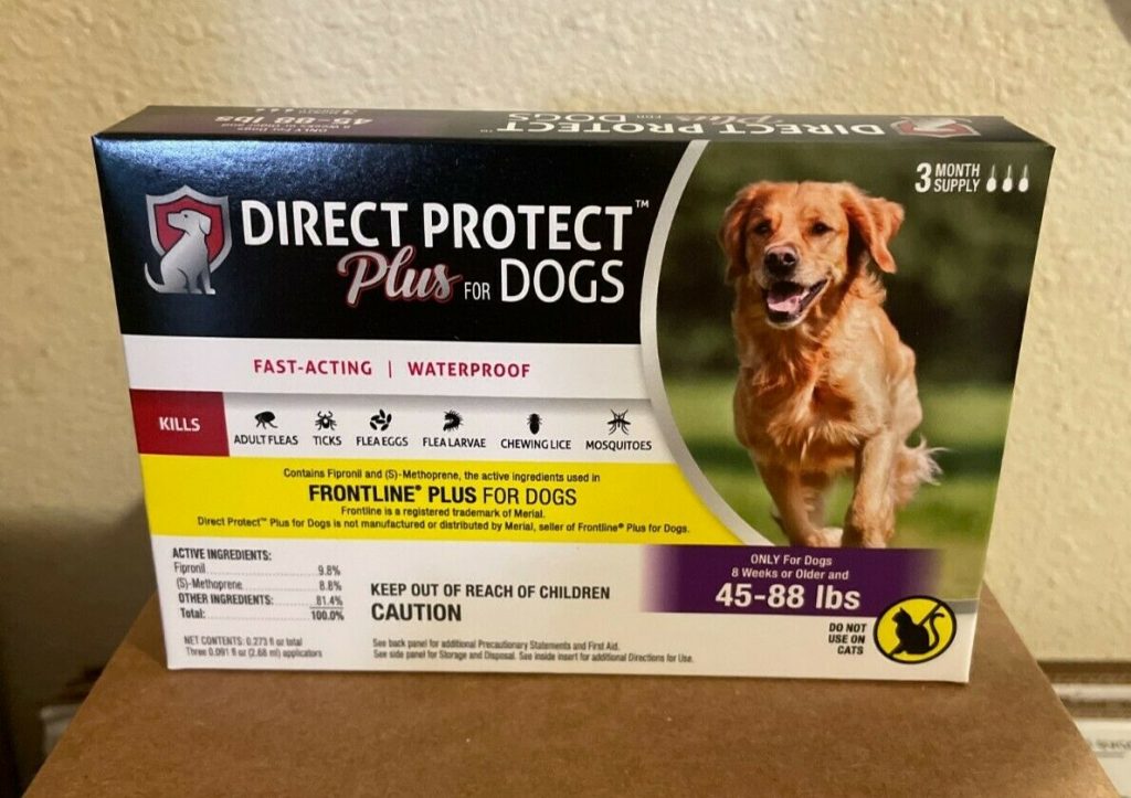 Flea and Tick Treatment for Dogs Size 4588 lbs Direct